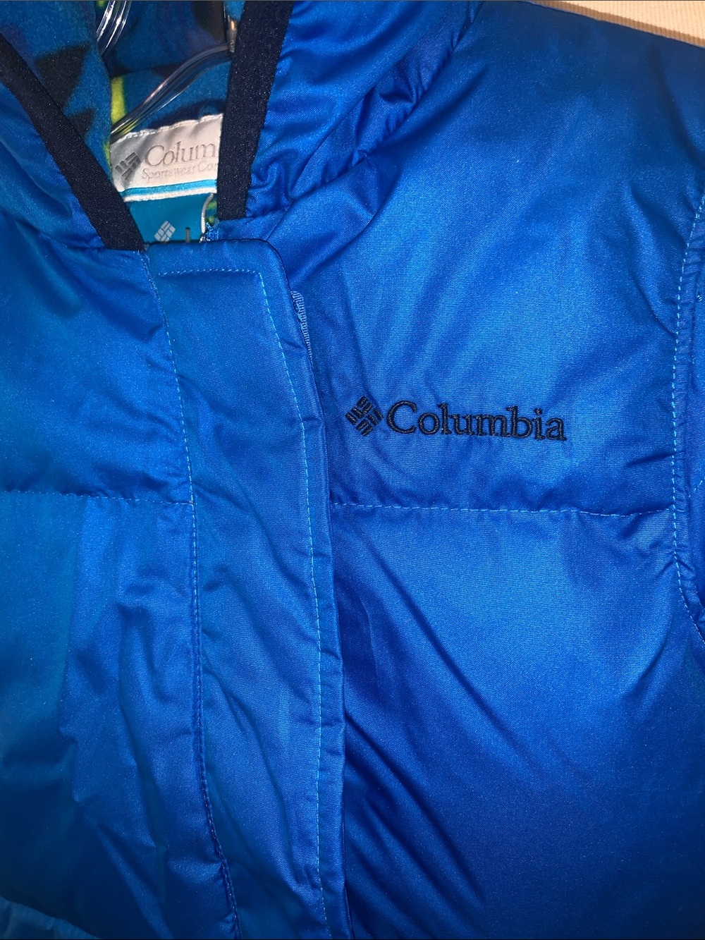 COLUMBIA BRAND NEW SIZE 6-12 MONTHS FLEECE LINED DOWN HOODED SNOWSUIT - Picture 9 of 9